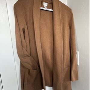 J.Crew Tan Open Front Cardigan